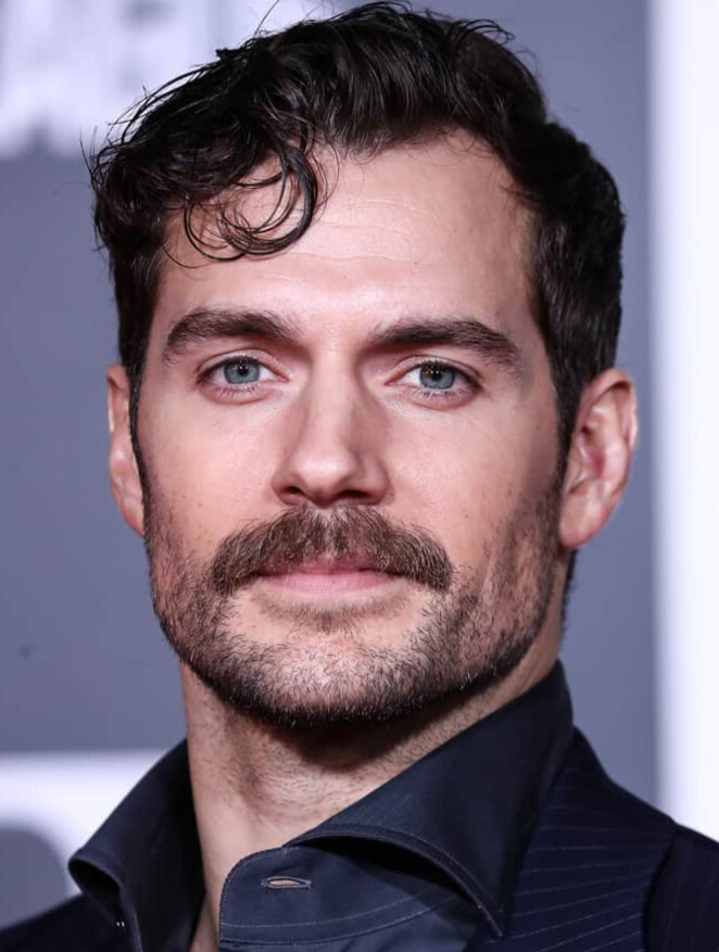 HENRY CAVILL BUTT Brad Pitt Mustache